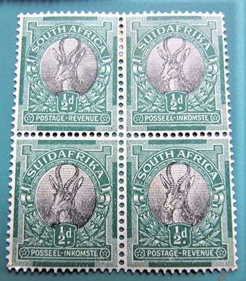 SA UNION BLOCKS OF 4 STAMPS LOT