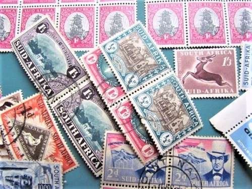 SA UNION BLOCKS OF STAMPS + SINGLES LOT