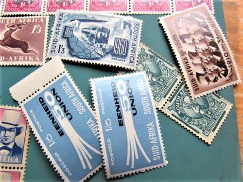 SA UNION BLOCKS OF STAMPS + SINGLES LOT