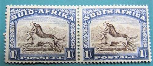 1933-48 1/ Pair SACC  61 Cat. Value = R300.00