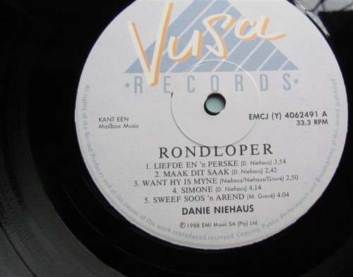 Signed Danie Niehaus Vintage LP - Rondloper