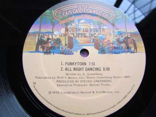 LIPPZ INC VINTAGE LP - MOUTH TO MOUTH ***FUNKYTOWN***