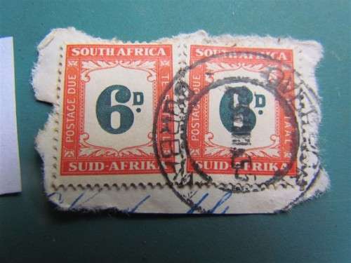 SA Union Postage Due 6d SACC 42