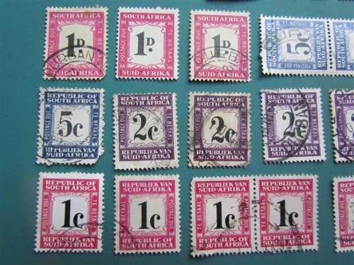SA UNION POSTAGE DUE LOT - 1 BID