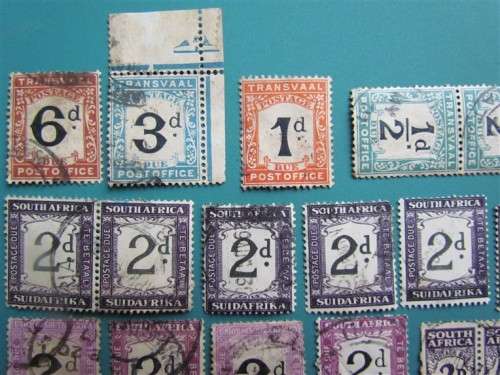 SA UNION POSTAGE DUE LOT - 1 BID