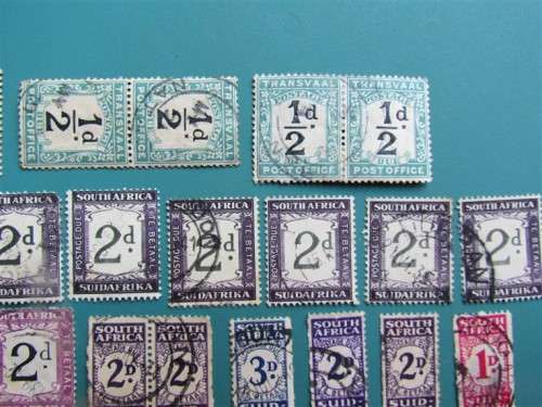 SA UNION POSTAGE DUE LOT - 1 BID