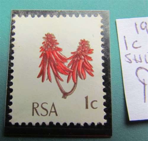 1969 SACC 282 SHIFTED DESIGN ERROR 1C MINT