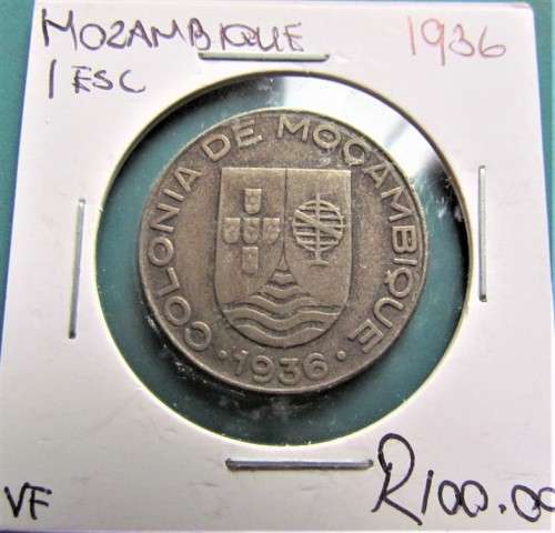 1936 Mozambique 1 Escudo