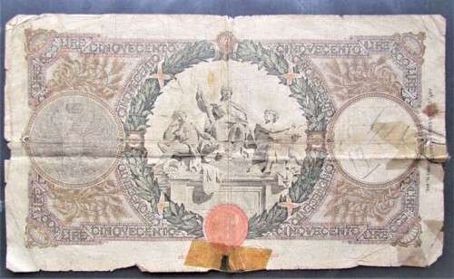 Italy 1926 - 1942 Large Note