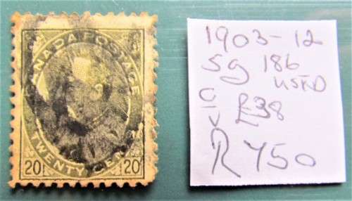 Canada 1903-12 SG.186 Used - Value R750.00