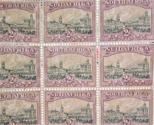1930-45 SA Union Inverted Watermark Block SACC 44a - Value R800.00