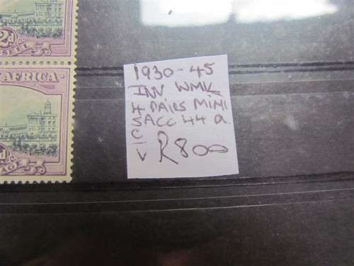 1930-45 SA Union Inverted Watermark Block SACC 44a - Value R800.00