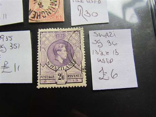 World Lot on Card - Better Stamps Lot - 1 Bid - Value = R750.00
