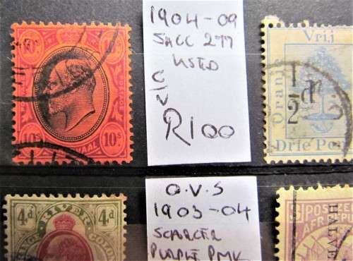Transvaal & OFS Pre Union Assortment Value  R1160.00