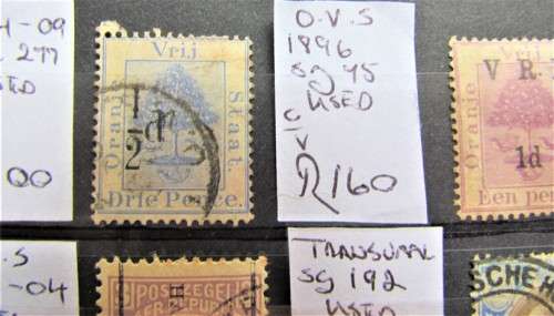Transvaal & OFS Pre Union Assortment Value  R1160.00