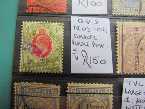 Transvaal & OFS Pre Union Assortment Value  R1160.00