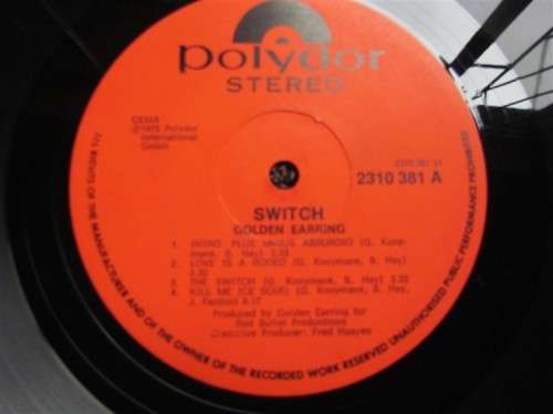 Golden Earring - Switch - Vintage Vinyl LP Record