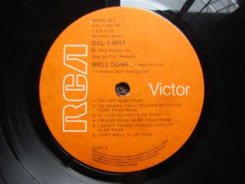 King Floyd  - Well done - Vintage Vinyl LP Record