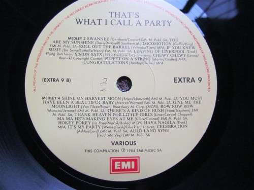 That`s what I call a party - Vintage Vinyl LP Record