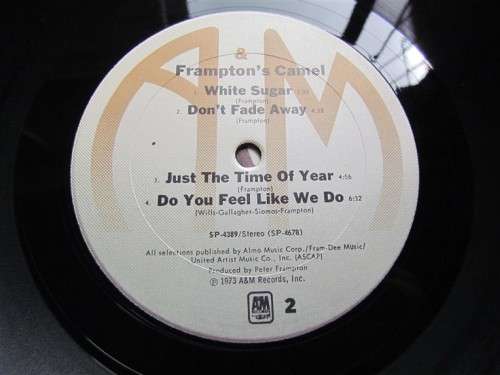 Frampton - Camel - with Poster- Vintage Vinyl LP Record