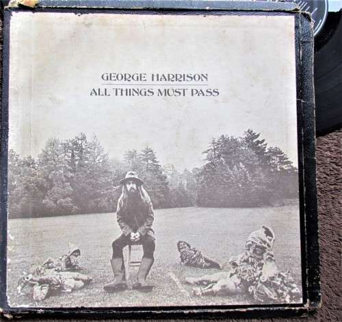 George Harrison - All things Must Pass - 3 x Vintage Vinyl LP Record in Box - Box well used & worn