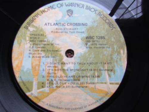 Rod Stewart - Atlantic Crossing - Vintage Vinyl LP Record