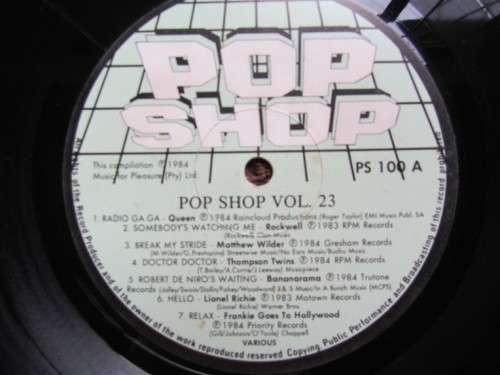 Popshop - Vol.23 - Vintage Vinyl LP Record