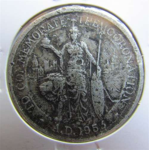 1953 Coronation QEII Medallion