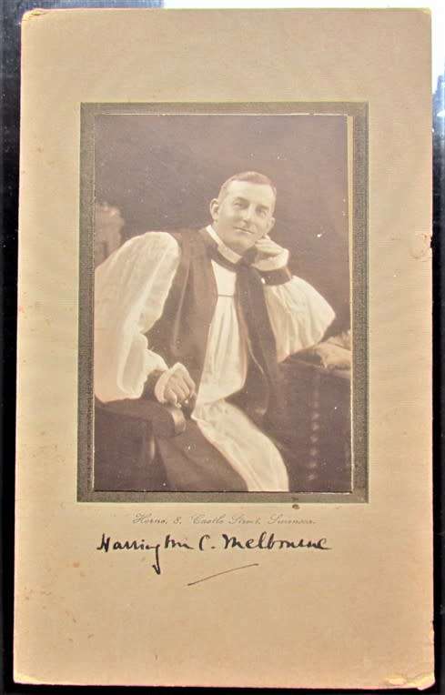 1921 Archbishop of Melbourne - Harrington Clare Lees Autographed (1870-1929)