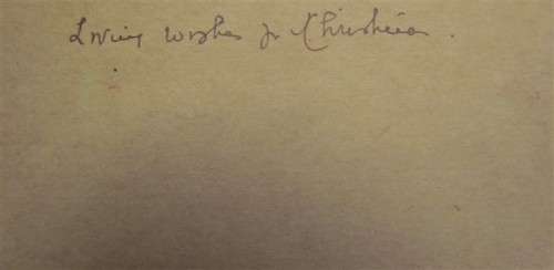 1921 Archbishop of Melbourne - Harrington Clare Lees Autographed (1870-1929)