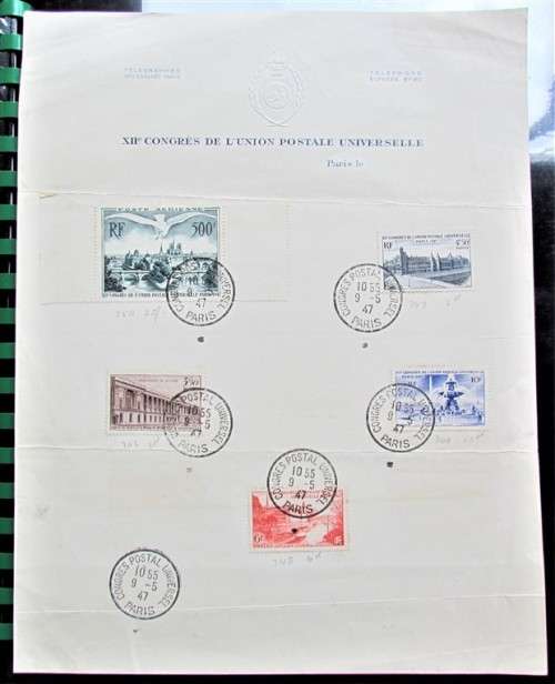 XII Congress D`Le Union Postale Universelle - Airmail Poste Aerienne