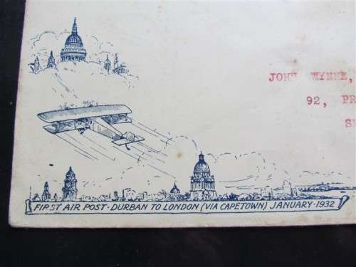 Durban Airmail Cover - Issued by DBN Publicity Assoc + Natal Philatelic Soc. via CTN