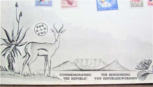 31 May 1961 - Commemorationg the Republic Cover