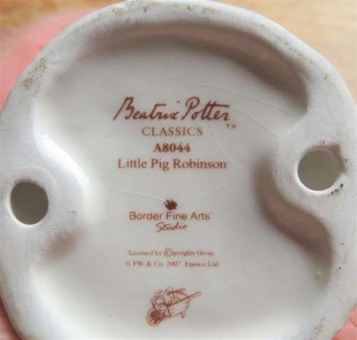 Beatrix Potter - Little Pig Robinson - Border Fine Arts - Excellent Condition