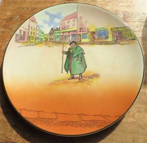 Royal Doulton - Dickens Ware - Tony Weller -  Large +-330mm Plate