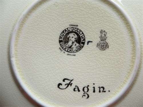 Royal Doulton - Dickens Ware - Fagin -  Large +-240mm Plate