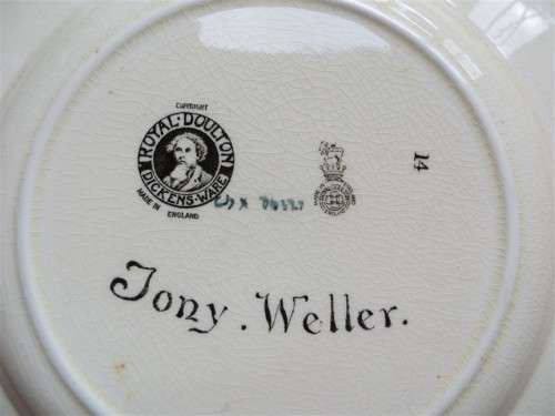Royal Doulton - Dickens Ware - Tony Weller - +-200mm Plate