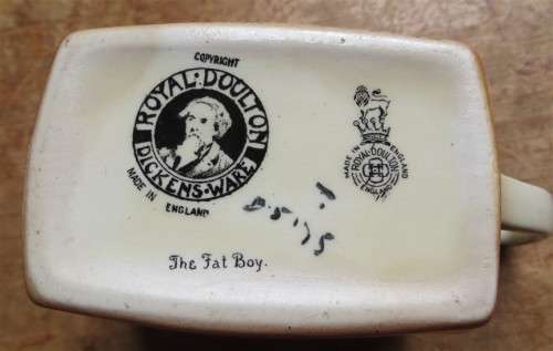 Royal Doulton - Dickens Ware - The Fat Boy Jug +-150mm