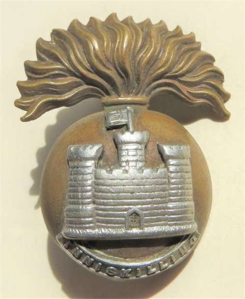 1881-1958 Royal Inniskilling Fusiliers Badge **Scarce**