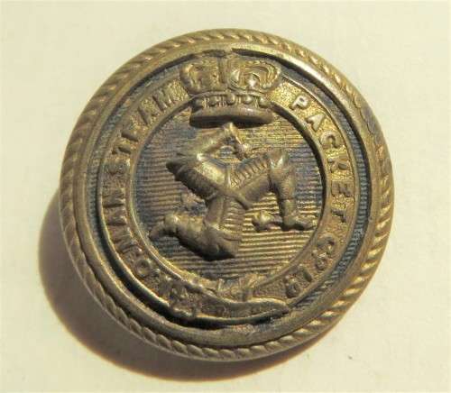 Isle of Man Steam Packet Co. Button **Scarce**