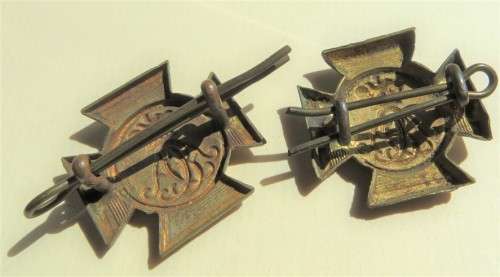 Victorian Wiltshire Regiment Collars Pair  **Scarce**