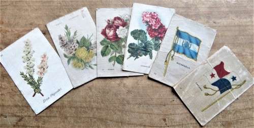 7 x Silk Cigarette Cards