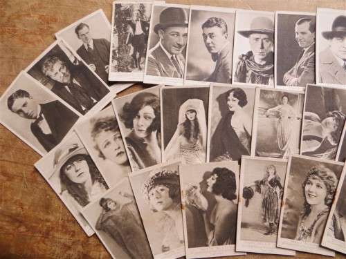Officer`s mess Movie Stars Cigarette Cards Lot