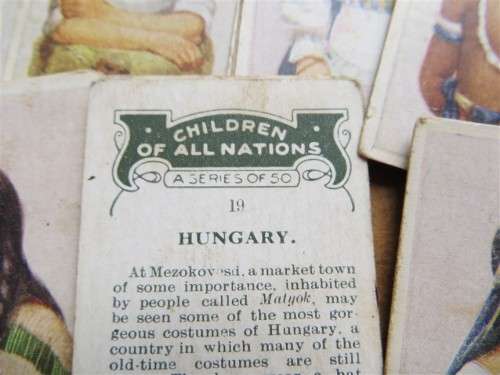 39 x Children of all Nations Cigarette Cards Lot - 1 Bid