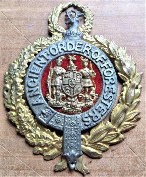 Ancient Order of Foresters Large Sash Badge - George Tutill Regalia depot