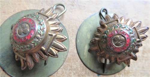 2 x Vintage Officer`s Pips - 1 Bid