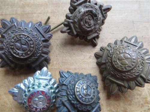 5 x Assorted Vintage Officer`s Pips - 1 Bid