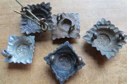 5 x Assorted Vintage Officer`s Pips - 1 Bid