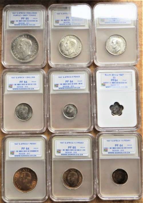 1947 Union Proof Set High Grades - Graded Set