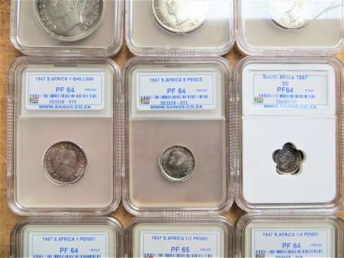 1947 Union Proof Set High Grades - Graded Set
